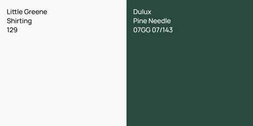 129 Shirting vs 07GG 07/143 Pine Needle