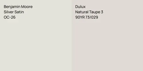 OC-26 Silver Satin vs 90YR 73/029 Natural Taupe 3