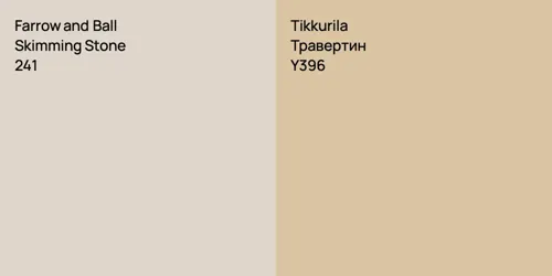 241 Skimming Stone vs Y396 Травертин