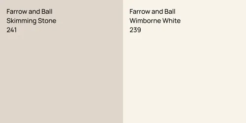 241 Skimming Stone vs 239 Wimborne White