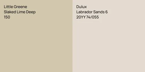 150 Slaked Lime Deep vs 20YY 74/055 Labrador Sands 6