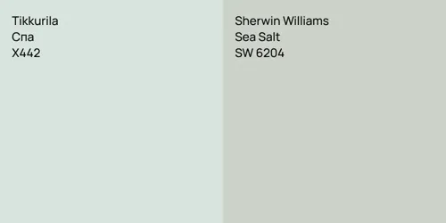 X442 Спа vs SW 6204 Sea Salt