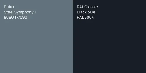90BG 17/090 Steel Symphony 1 vs RAL 5004  Black blue