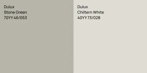70YY 46/053 Stone Green vs 40YY 73/028 Chiltern White