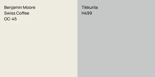 OC-45 Swiss Coffee vs H499 