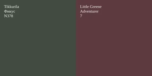 N378 Фикус vs 7 Adventurer