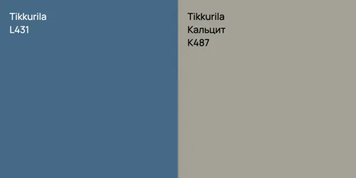 L431 null vs K487 Кальцит