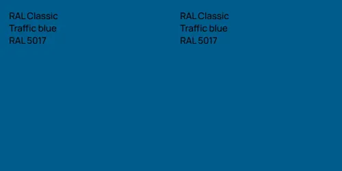 RAL 5017  Traffic blue vs RAL 5017  Traffic blue