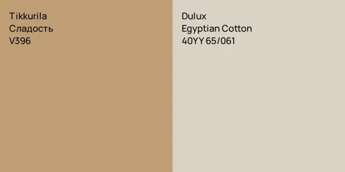 V396 Сладость vs 40YY 65/061 Egyptian Cotton