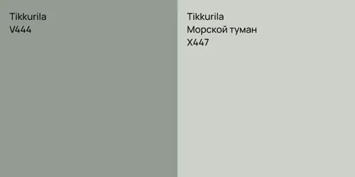 V444  vs X447 Морской туман