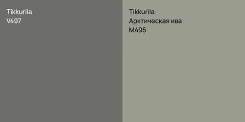V497  vs M495 Арктическая ива