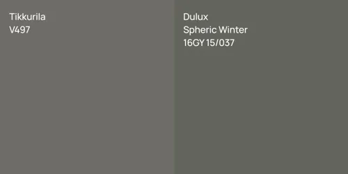 V497  vs 16GY 15/037 Spheric Winter