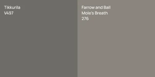 V497  vs 276 Mole's Breath