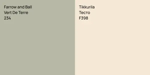 234 Vert De Terre vs F398 Тесто