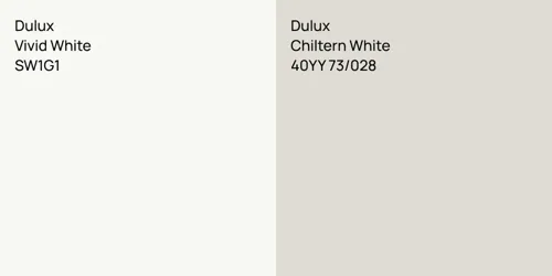 SW1G1 Vivid White vs 40YY 73/028 Chiltern White