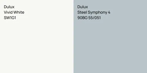 SW1G1 Vivid White vs 90BG 55/051 Steel Symphony 4