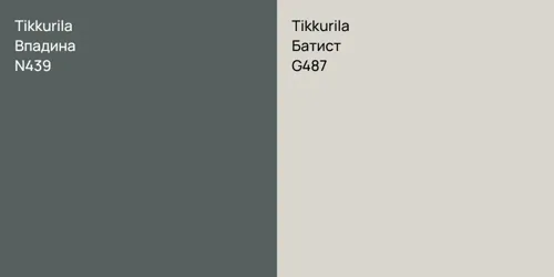 N439 Впадина vs G487 Батист