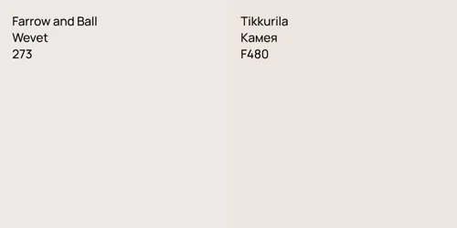 273 Wevet vs F480 Камея