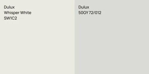 SW1C2 Whisper White vs 50GY 72/012 null