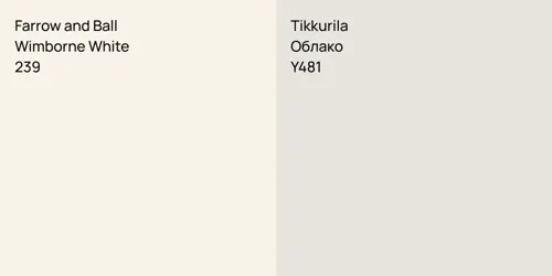 239 Wimborne White vs Y481 Облако