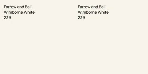 239 Wimborne White vs 239 Wimborne White
