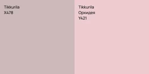 X478  vs Y421 Орхидея