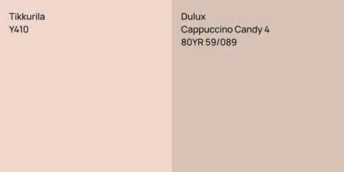 Y410  vs 80YR 59/089 Cappuccino Candy 4