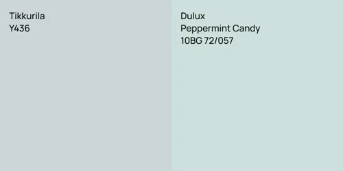 Y436  vs 10BG 72/057 Peppermint Candy