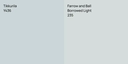 Y436  vs 235 Borrowed Light