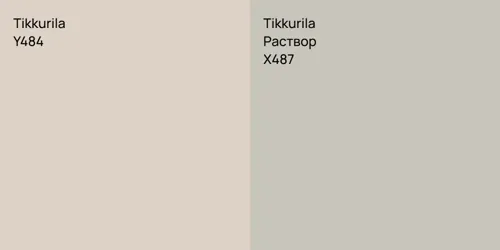 Y484  vs X487 Раствор