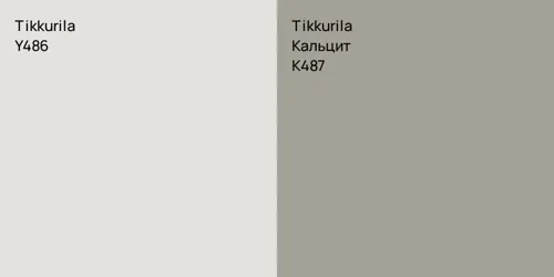 Y486 null vs K487 Кальцит