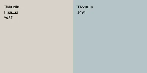 Y487 Пиацца vs J491 