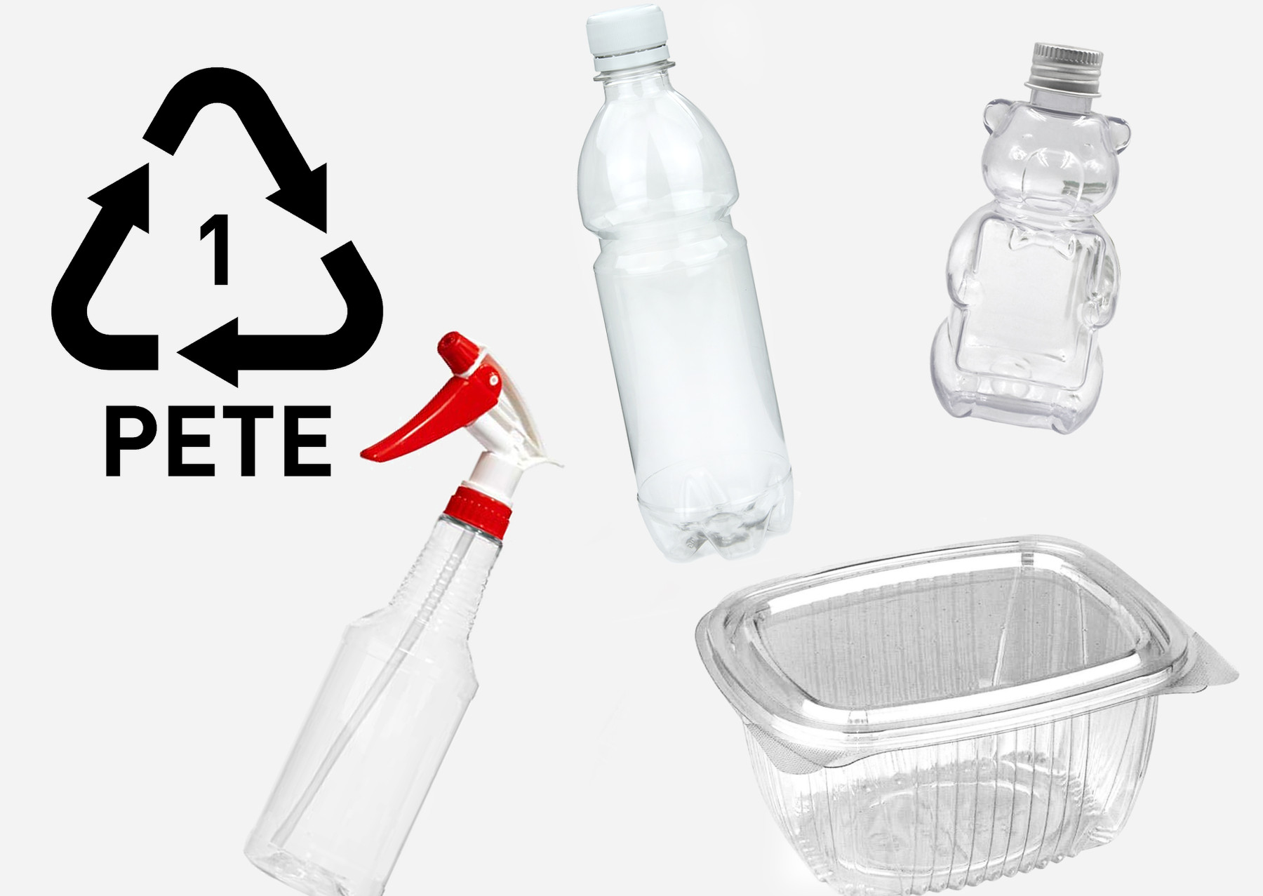 1 PETE пластик