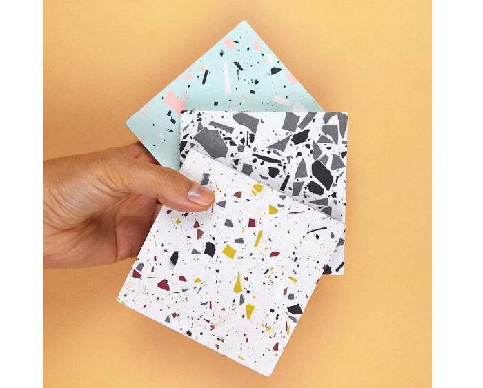 Рисунки Терраццо на плитке