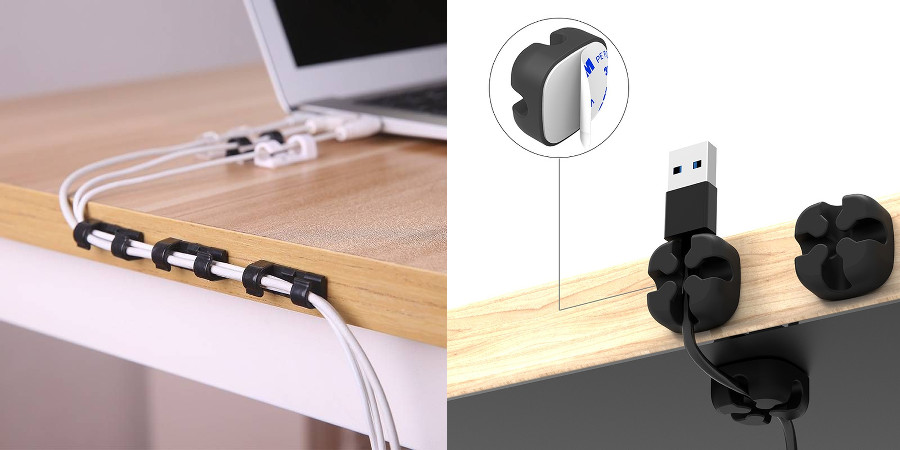 Зажимы для кабелей на рабочий стол
