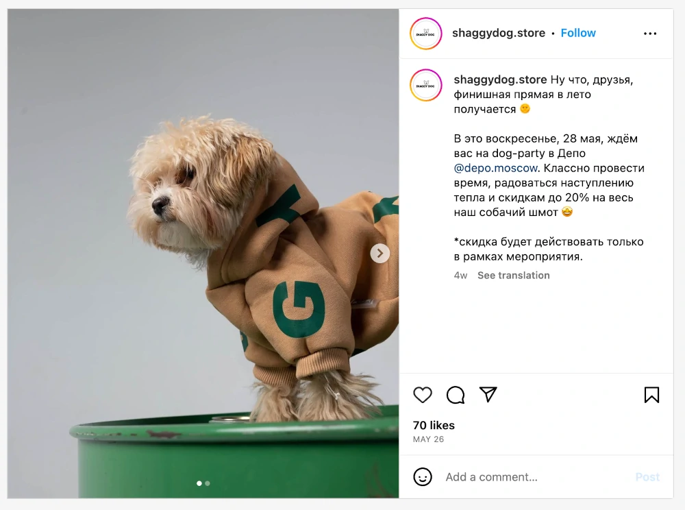 Одежда для собак, стильная толстовка