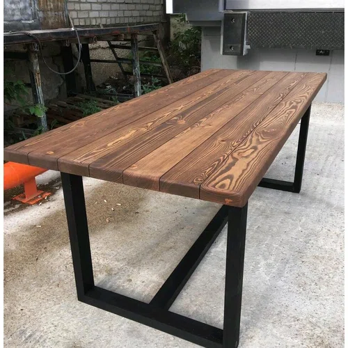 Обеденный стол из массива Лофт