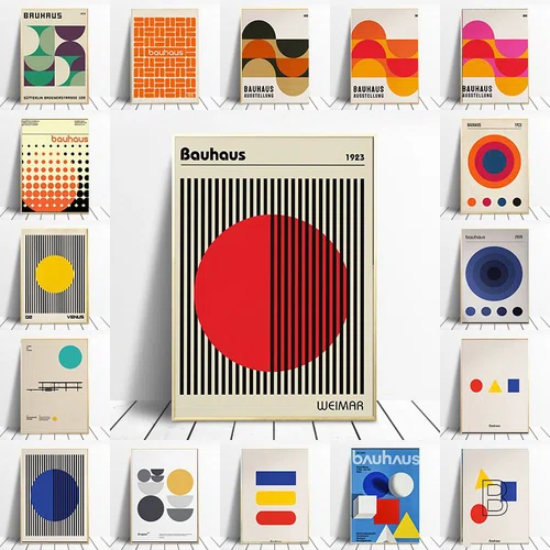 Постеры в стиле Bauhaus