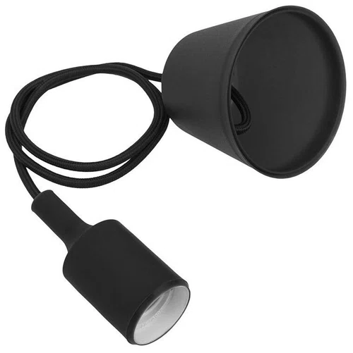 Силиконовый светильник с шнуром в текстильной оплетке