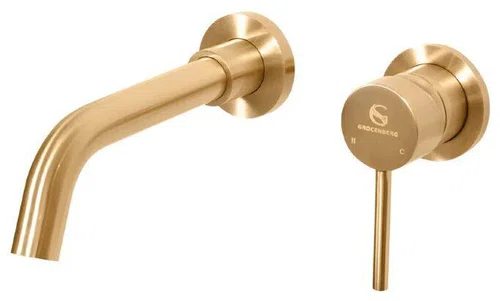 Смеситель для раковины Grocenberg GB511, бронза