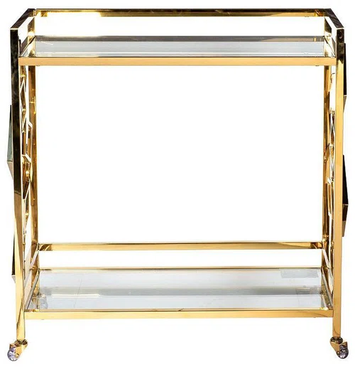 Стол-тележка сервировочная Garda Decor GY-CRT8164GOLD