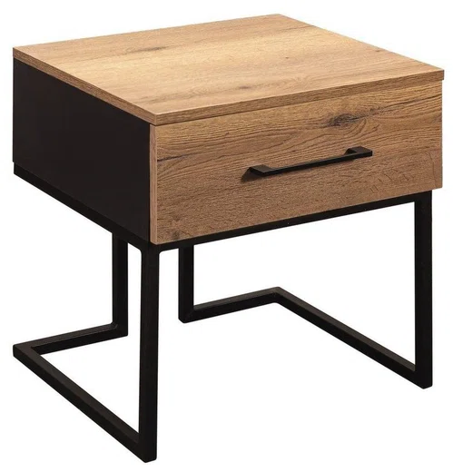 Тумба прикроватная LoftHouse Дуб табак/Графит