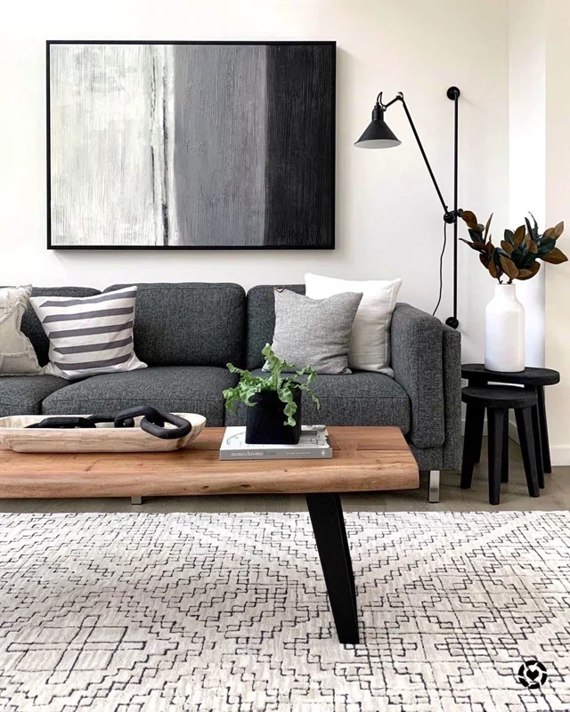 Контрастная гостиная