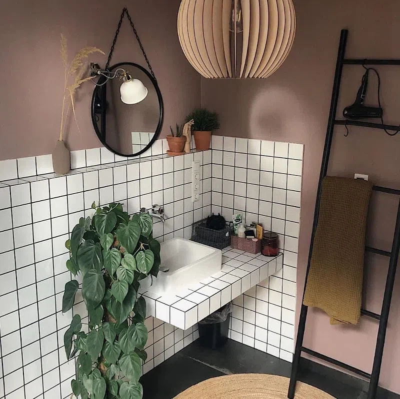 Декоративная лестница для полотенец