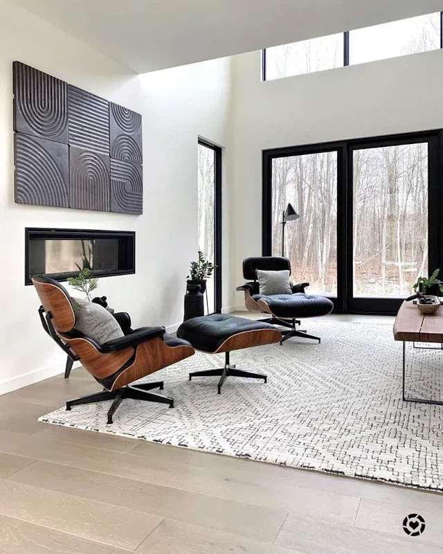 Контрастная гостиная